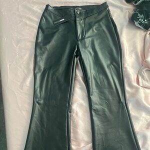 Fashion nova Black leather flare pants
Never wore with tags
Size M